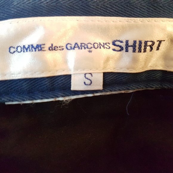 Comme des Garçons Shirt Watanabe Vtg Y2K Multicolor Patchwork Denim Pants S 33 - Picture 10 of 10